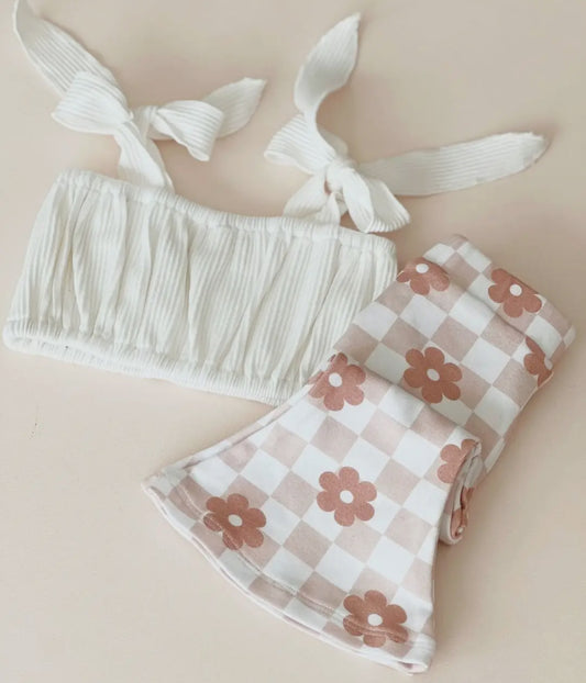 Flare Set | Latte Daisy