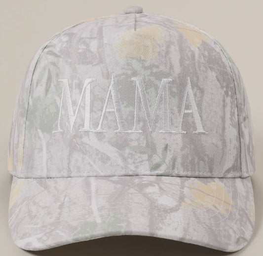 Embroidered Camo Mama | Trucker Hat