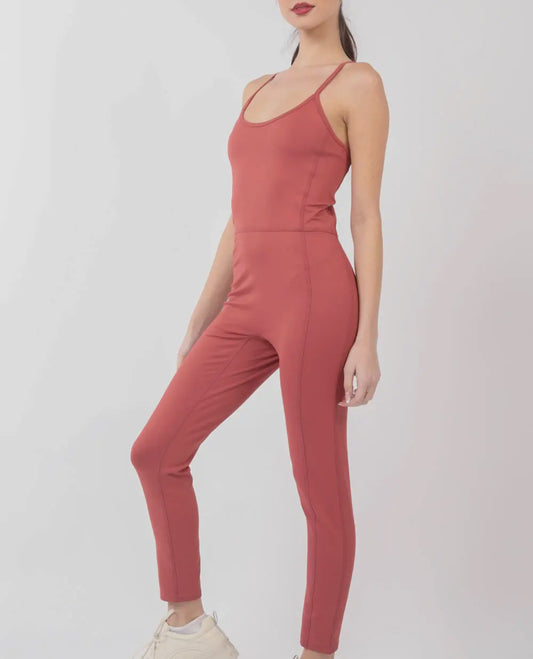 Stretchy Bodycon Tank Jumpsuit | Activewear