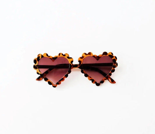 Heart Sunglasses | Tortoise